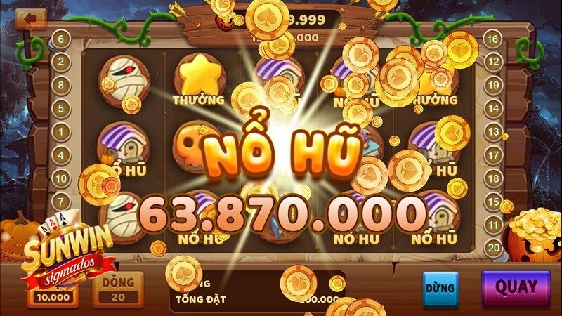 Nổ Hũ Sunwin - Dòng thưởng, biểu tượng và bảng trả thưởng